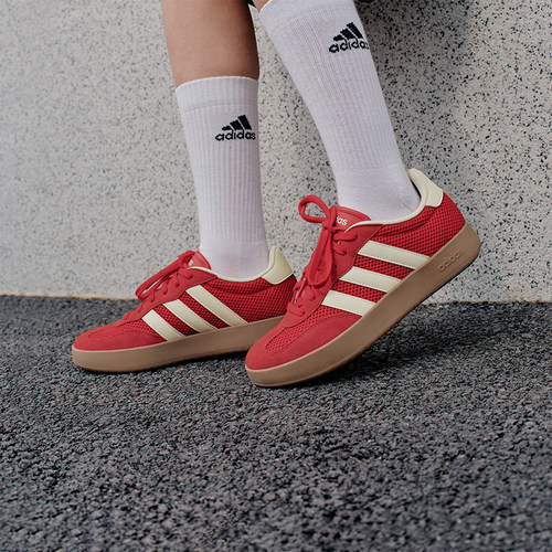 Adidas/阿迪达斯正品BARREDA SHOES 男女时尚休闲网面板鞋KH5755