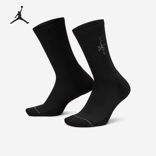 Nike JORDAN男女印花中筒运动袜一双装 FV4054 010 耐克正品