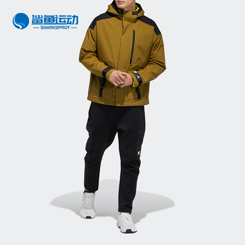Adidas男子连帽夹克外套运动训练