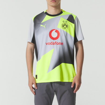 Puma/彪马正品BVBAWAY球迷版多特蒙德客场男经典足球服780104-02