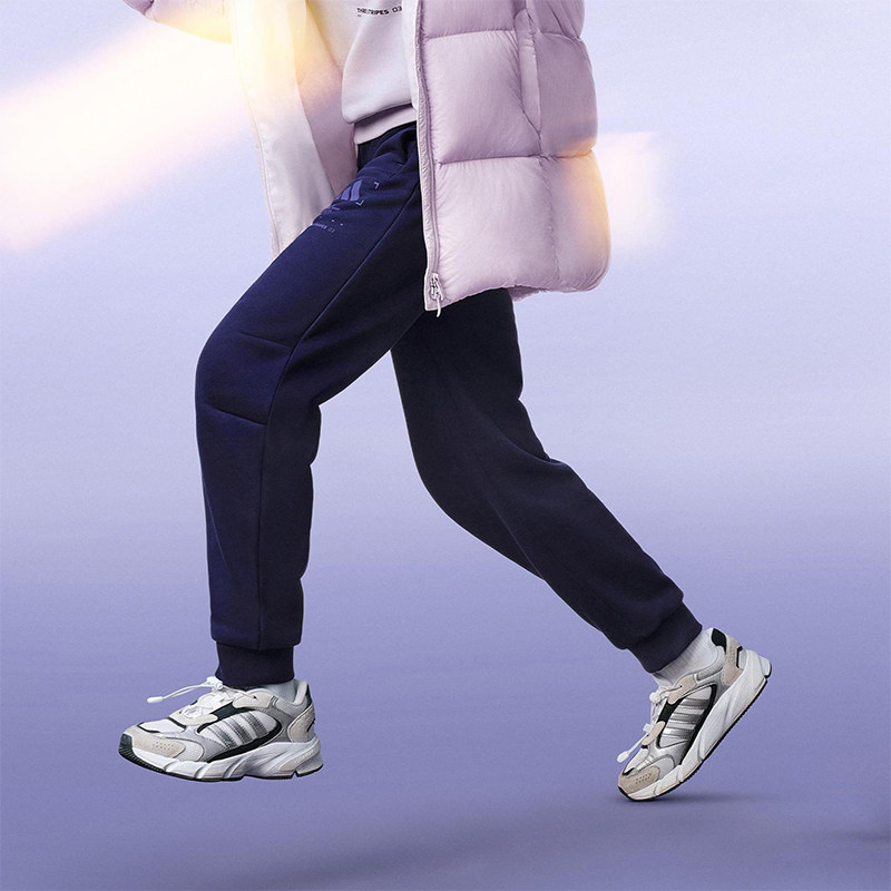 Adidas/阿迪达斯正品2025秋季款儿童运动休闲束脚耐穿长裤KB5131