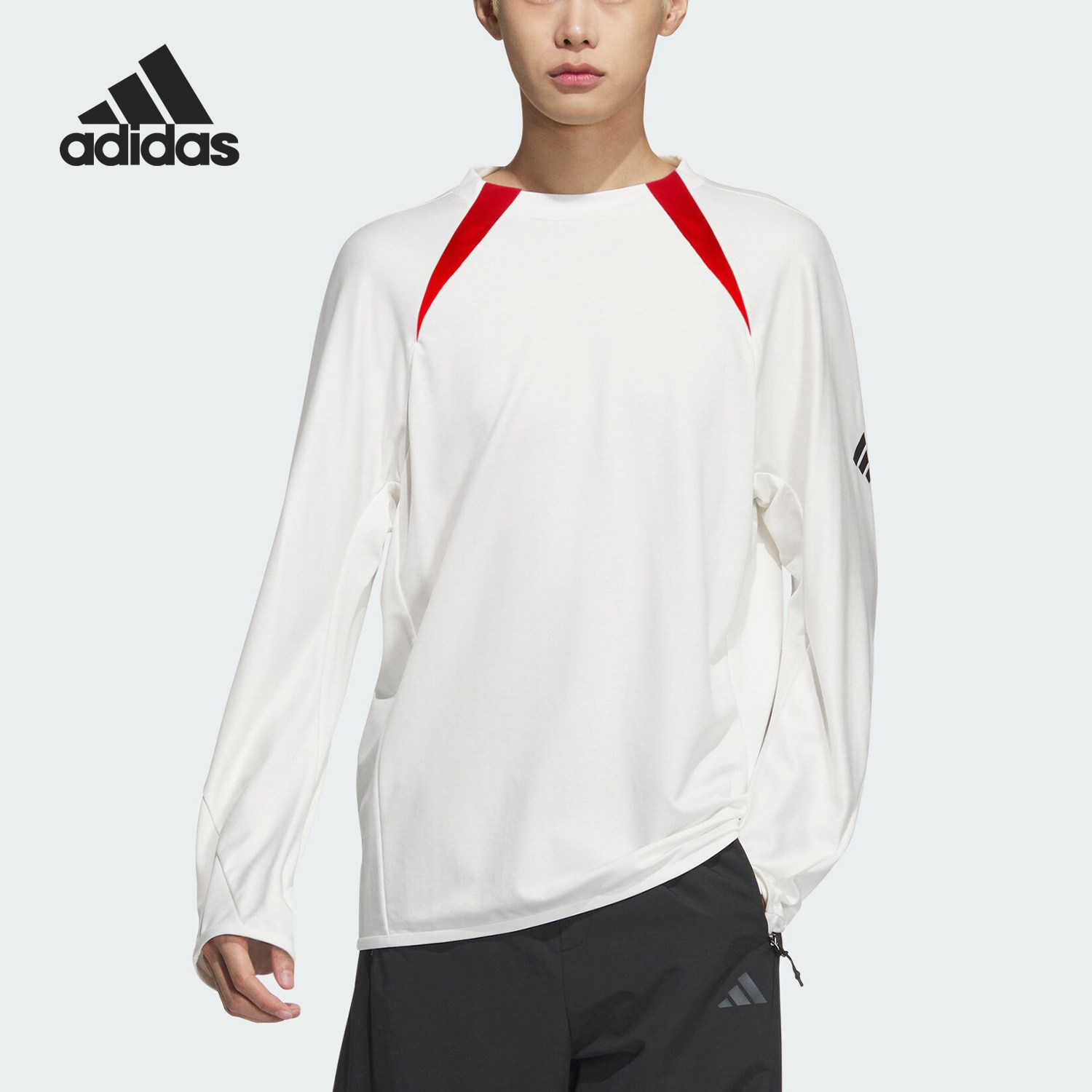 阿迪达斯男士运动休闲长袖