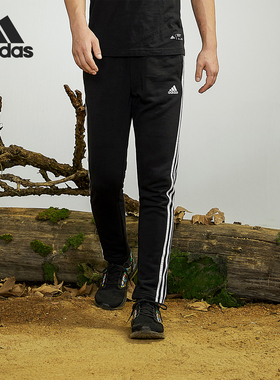 adidas阿迪达斯当季新款男子ESS 3S S PNT FT针织休闲长裤BP8747