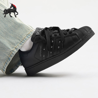 Adidas/阿迪达斯正品三叶草男女休闲运动耐磨贝壳头板鞋JQ3225