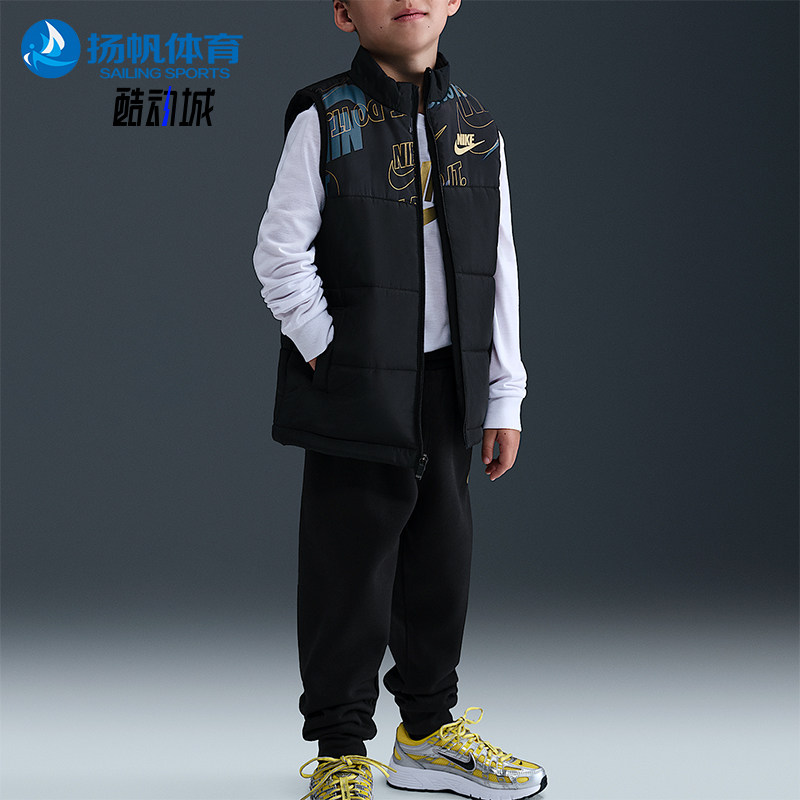 Nike/耐克正品Sportswear新款儿童黑白色经典三件套IQ2806-010