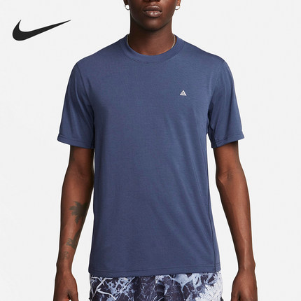Nike/耐克官方正品2024年新款男士训练运动圆领短袖T恤FN8412-437