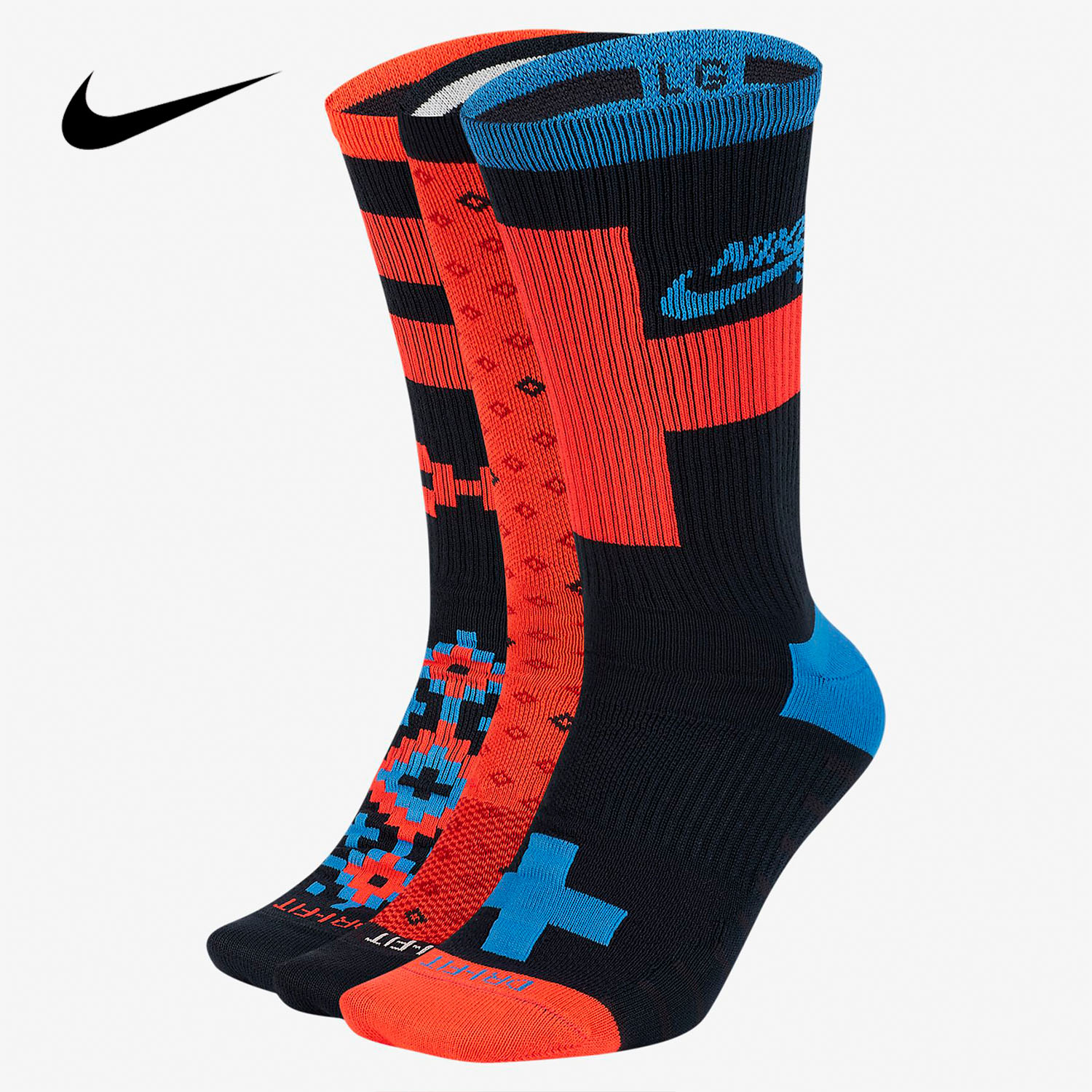 Nike/耐克正品 当季新款高筒男女休闲透气跑步滑板运动袜 SK0214