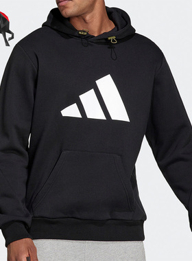 Adidas/阿迪达斯正品秋季男子套头连帽卫衣H46512