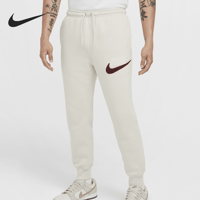 耐克男士针织简约运动加绒长裤