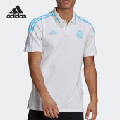 男子皇马足球运动Polo衫 Adidas 夏季 2021新款 GS0403 阿迪达斯正品