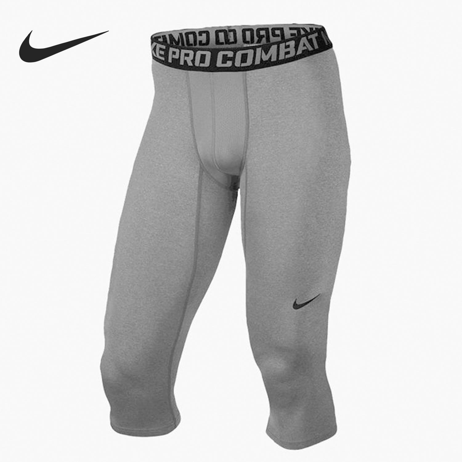 Nike/耐克正品男子弹力健身训练运动七分紧身裤 586931-021