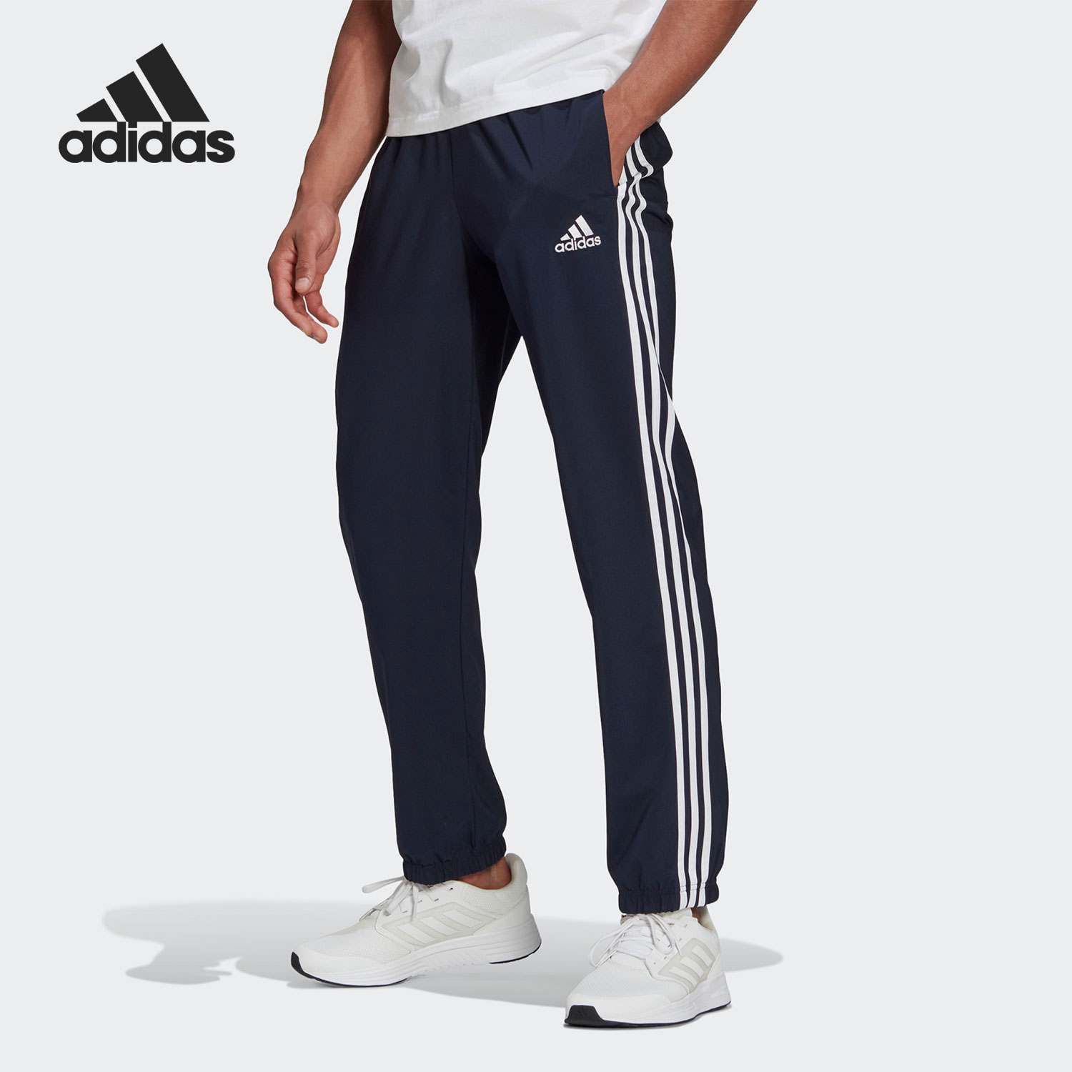 Adidas/阿迪达斯正品秋季新款男子运动休闲宽松长裤GK8983