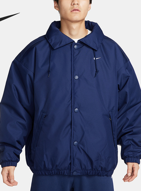 Nike/耐克官方正品Solo Swoosh男士保暖宽松棉服外套FB7853-410