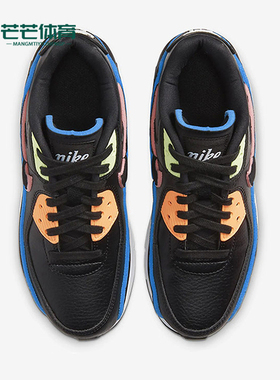 Nike/耐克正品AirMax90SE新款儿童黑色鞋经典跑步鞋CK4068-01
