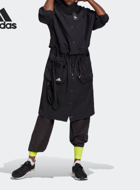 Adidas/阿迪达斯正品3IN1 PARKA 女26夏训练运动夹克外套GI4631