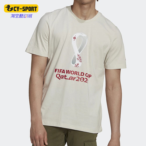 Adidas/阿迪达斯正品夏季新款男子印花透气运动休闲短袖T恤HD6365