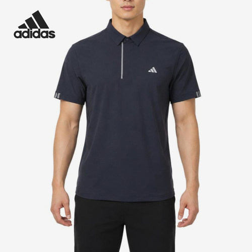 Adidas/阿迪达斯正品男士经典透气简约套头短袖Polo衫LG5641