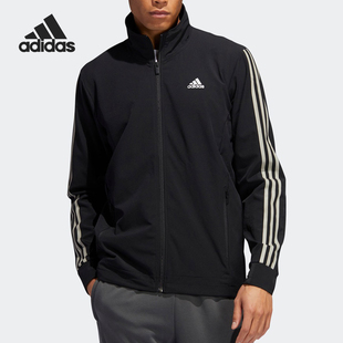 Adidas 新款 男士 立领运动训练拉链外套GE3424 阿迪达斯正品