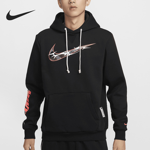Nike/耐克正品THERMA-FIT男士加绒篮球连帽卫衣HQ4746-010