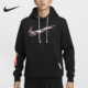 耐克正品 THERMA FIT男士 Nike 加绒篮球连帽卫衣HQ4746 010