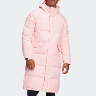 连帽羽绒服GK0666 Adidas 阿迪达斯正品 男子冬季 户外运动舒适长款