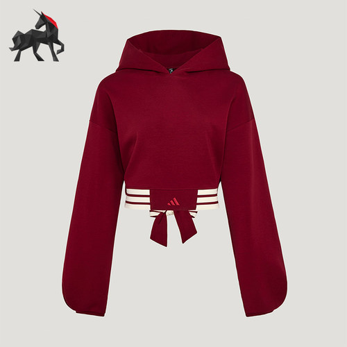 Adidas/阿迪达斯正品柔自贵系列新款女城市经典连帽卫衣KX4643