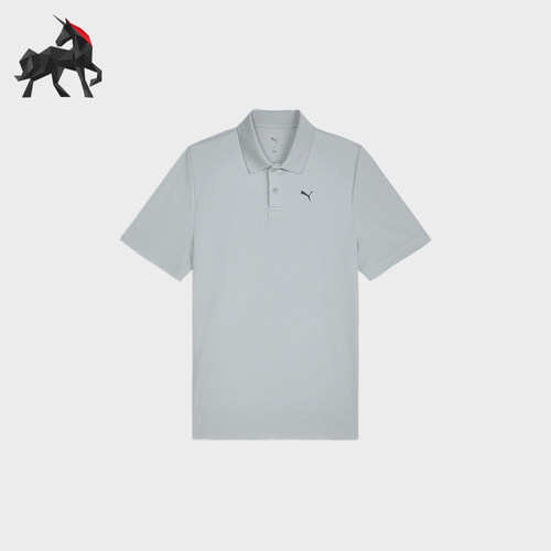 Puma/彪马正品男士吸湿训练运动修身休闲短袖Polo衫528699-09