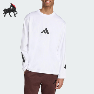 Z.N.E. 阿迪达斯正品 KE4903 TEE男士 休闲宽松针织长袖 Adidas