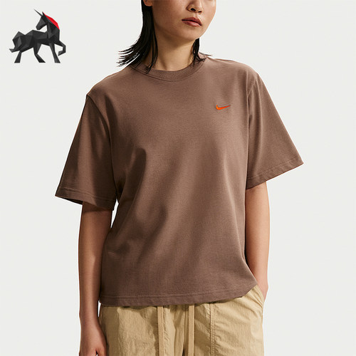 Nike/耐克正品Sportswear女士宽松时尚透气经典短袖T恤IR7589-214