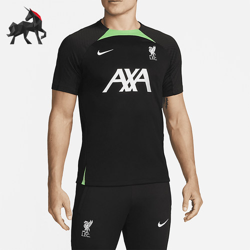 Nike/耐克正品Dri-FIT男士圆领运动足球训练套头短袖DX3020-014