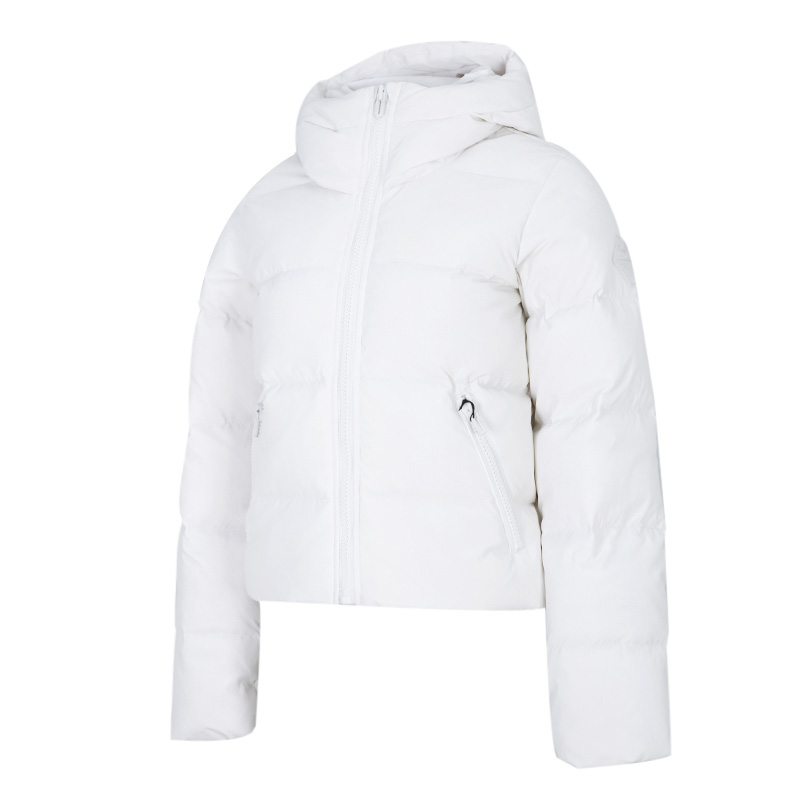 安德玛正品女子休闲运动保暖连帽休闲训练羽绒服外套1365811