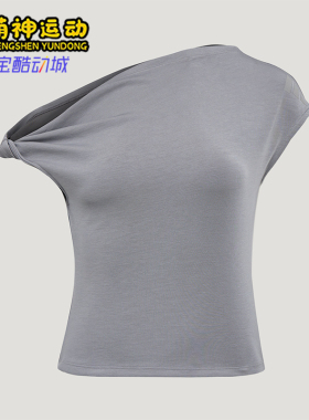Adidas/阿迪达斯正品FUTURESTYLE新款女经典灰色短袖T恤LC8658
