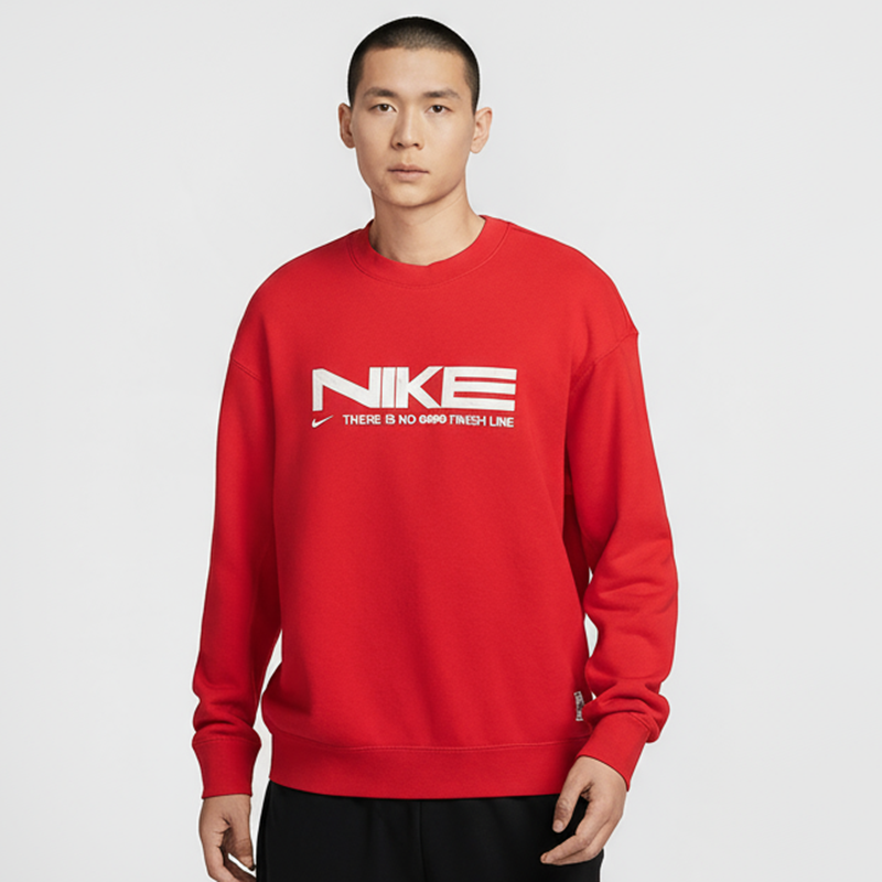 Nike/耐克正品Premium 男士薄绒针织套头长袖卫衣IB5450-657