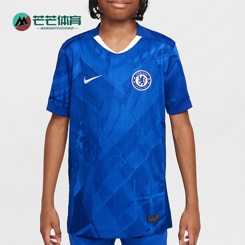 Nike/耐克正品Dri-FIT大童足球运动透气经典训练球衣HJ5285-496