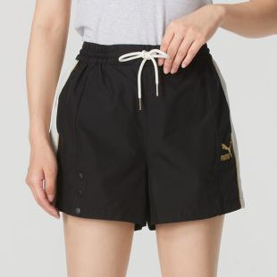 彪马正品 新款 Puma 夏季 女士梭织透气训练运动短裤 629236