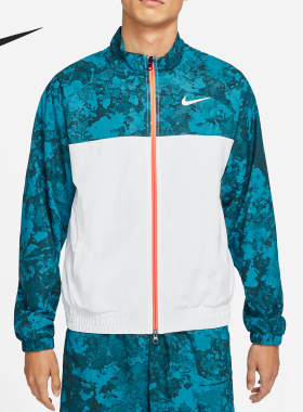 Nike/耐克正品运动男士时尚印花透气拉链夹克外套DA4063-301