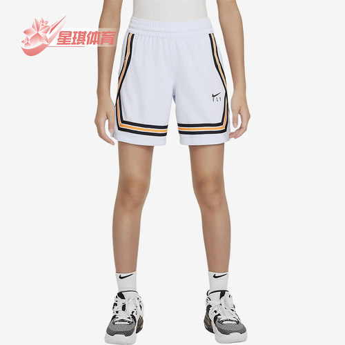 Nike/耐克正品儿童时尚休闲松紧高腰合身五分短裤DA1086-085