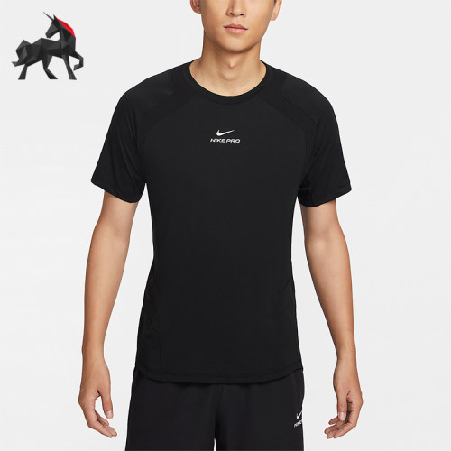 Nike/耐克正品2025男士耐穿圆领套头透气运动训练短袖IF2215-010