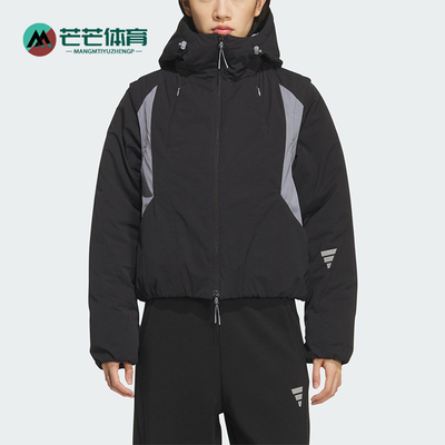 Adidas/阿迪达斯正品FUTURE STYLE女士休闲可拆卸保暖棉服KS0072