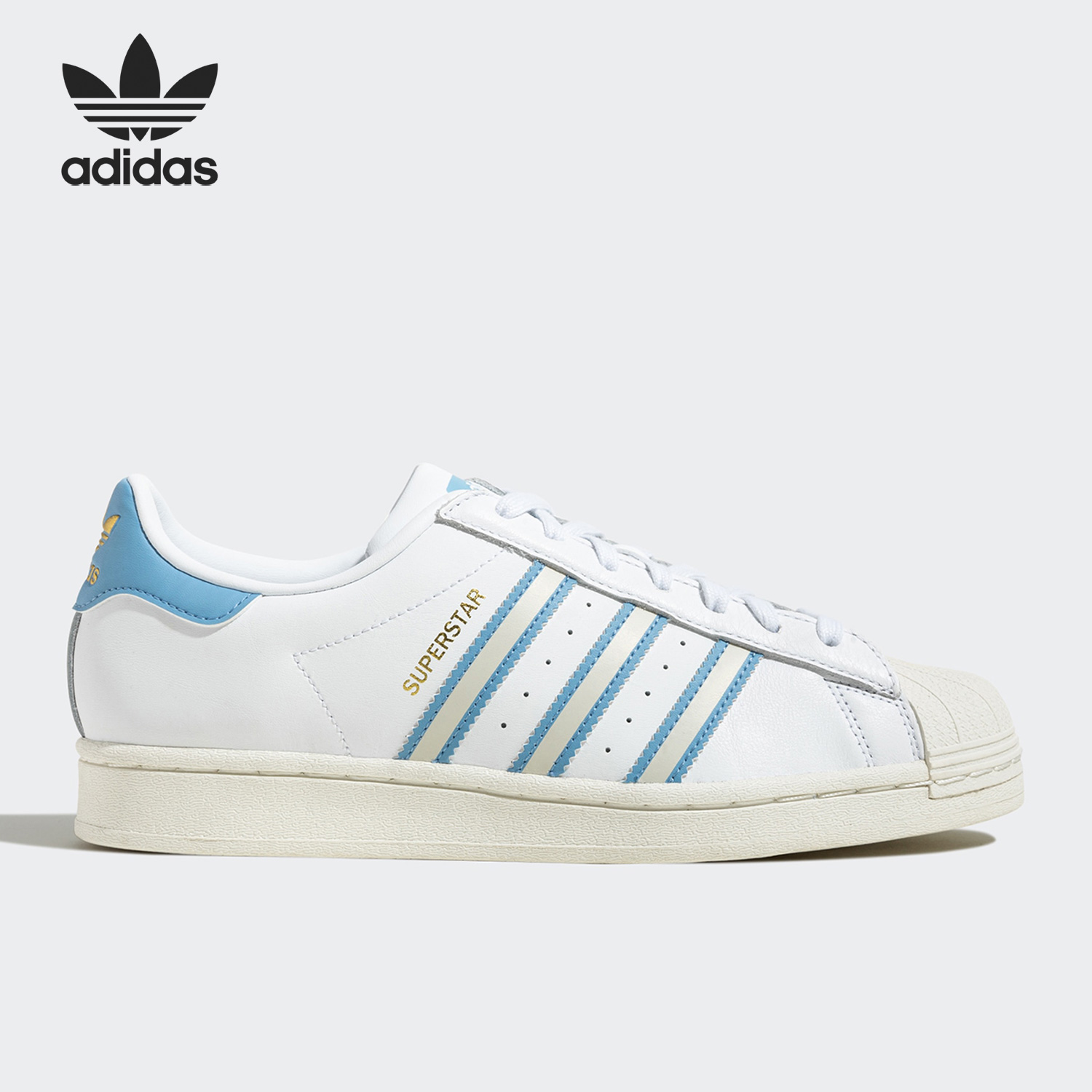Adidas/阿迪达斯官方正品三叶草SUPERSTAR贝壳头男女板鞋GX9876