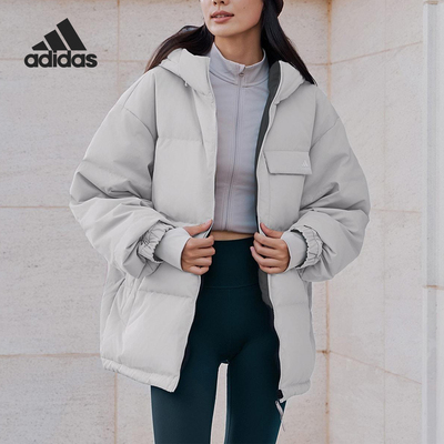 Adidas/阿迪达斯正品JACKET DOWN男女双面穿保暖羽绒服KQ5541