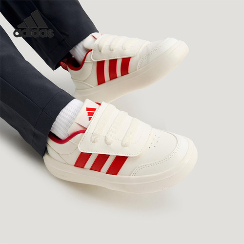 Adidas/阿迪达斯正品PARK ST AC小童日常魔术贴低帮休闲鞋KI4108