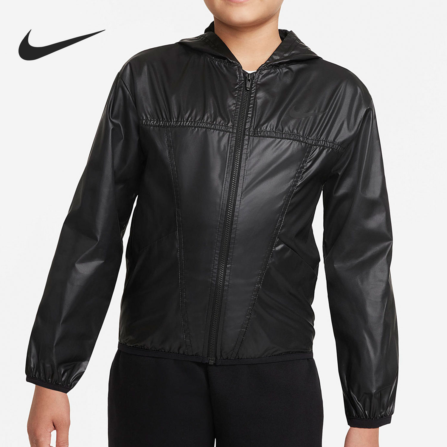 Nike/耐克正品休闲大童时尚潮流运动防风夹克外套 CU8214-011