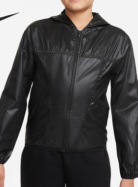 Nike/耐克正品休闲大童时尚潮流运动防风夹克外套 CU8214-011
