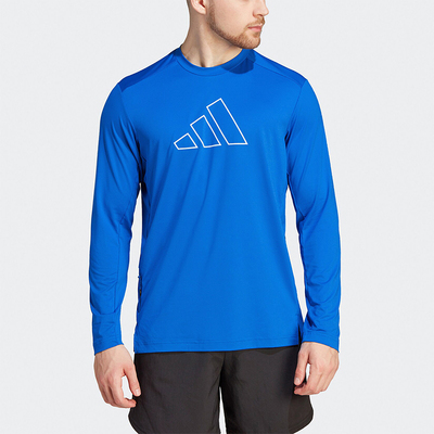 Adidas/阿迪达斯男士健身长袖T恤