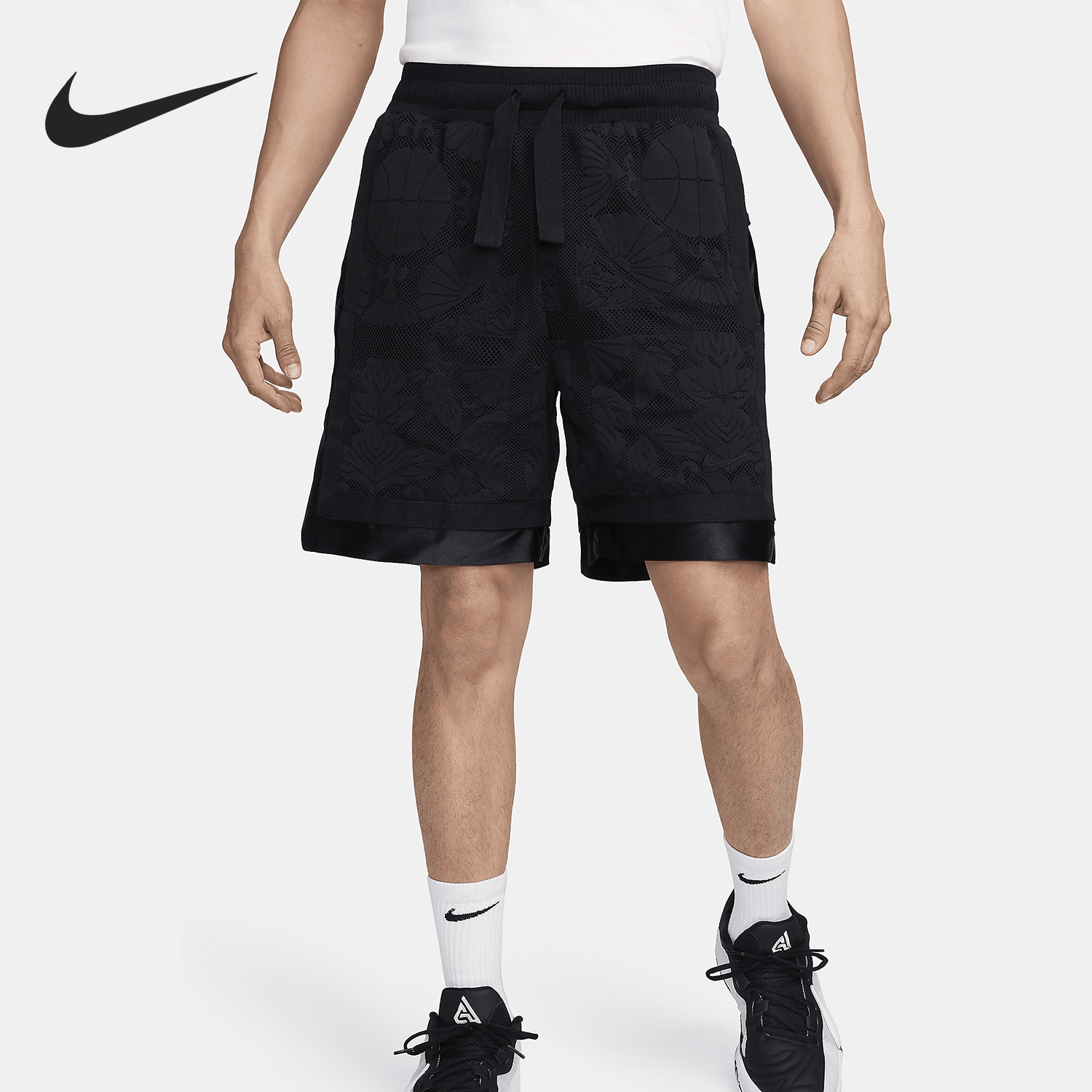 耐克男士针织透气时尚篮球短裤