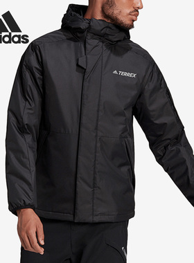 Adidas/阿迪达斯正品TERREX 男子连帽户外运动棉服 GE9894