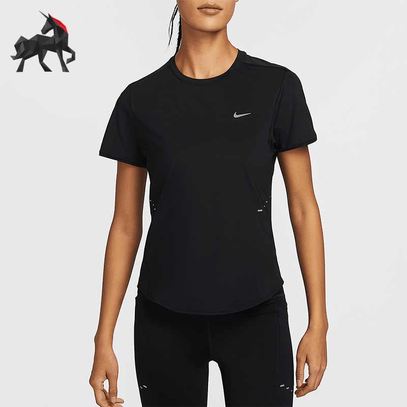 Nike/耐克正品新款女士跑步运动透气训练圆领短袖HM9699-010