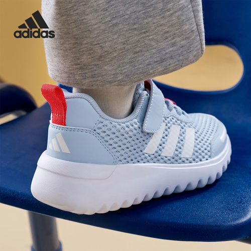 Adidas/阿迪达斯正品PLAYFLOW EL小童网面透气休闲鞋KJ3273