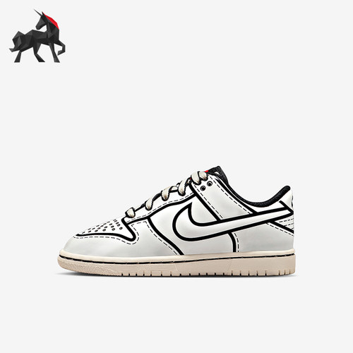 Nike/耐克正品Dunk Low小童低帮轻便经典休闲运动鞋II7288-100